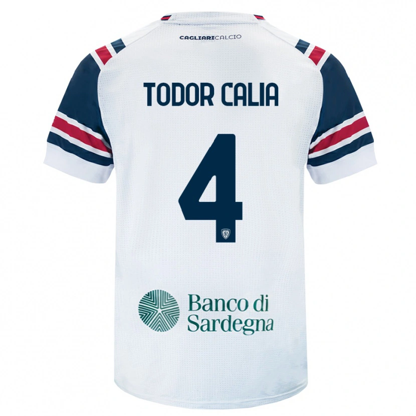 Danxen Herren Francesco Todor Calia #4 Weiß Rot Grün Auswärtstrikot Trikot 2026/27 T-Shirt Schweiz