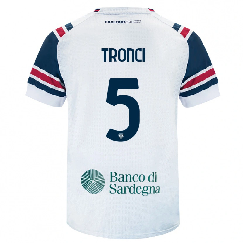 Danxen Herren Luca Tronci #5 Weiß Rot Grün Auswärtstrikot Trikot 2026/27 T-Shirt Schweiz