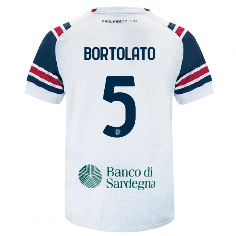 Danxen Herren Filippo Bortolato #5 Weiß Rot Grün Auswärtstrikot Trikot 2026/27 T-Shirt Schweiz