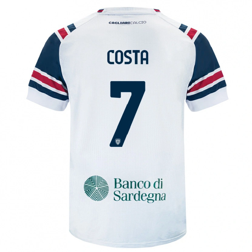 Danxen Herren Luca Costa #7 Weiß Rot Grün Auswärtstrikot Trikot 2026/27 T-Shirt Schweiz