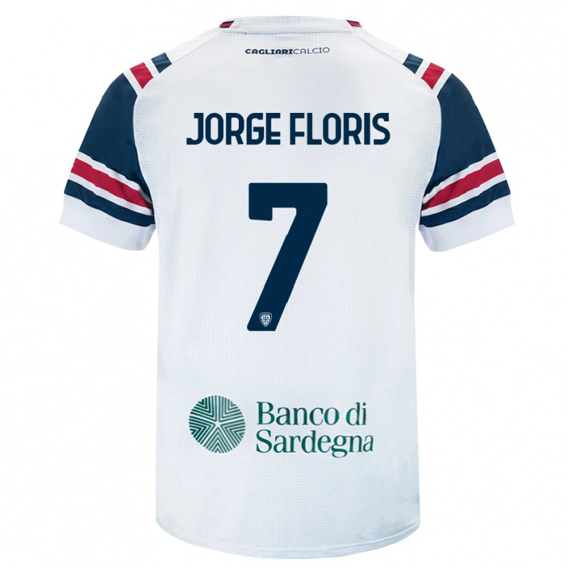 Danxen Herren Nicolò Jorge Floris #7 Weiß Rot Grün Auswärtstrikot Trikot 2026/27 T-Shirt Schweiz