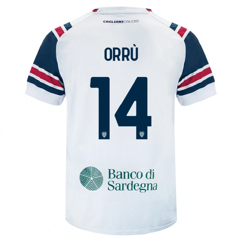 Danxen Herren Gabriele Orrù #14 Weiß Rot Grün Auswärtstrikot Trikot 2026/27 T-Shirt Schweiz