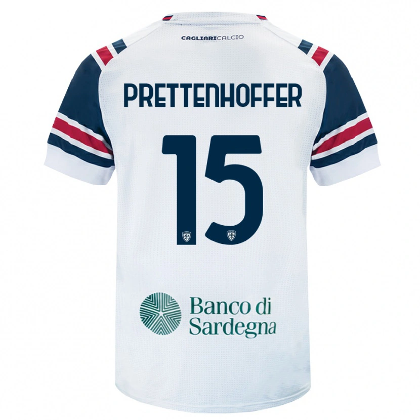 Danxen Herren Márton Prettenhoffer #15 Weiß Rot Grün Auswärtstrikot Trikot 2026/27 T-Shirt Schweiz