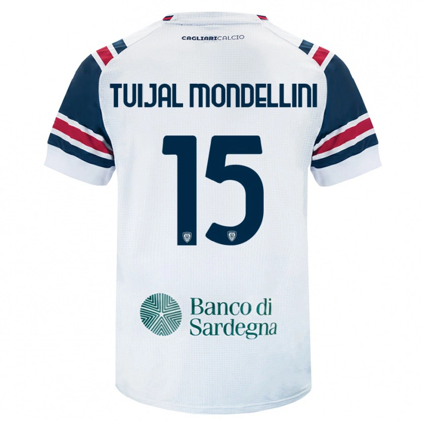 Danxen Herren Luca Tuijai Mondellini #15 Weiß Rot Grün Auswärtstrikot Trikot 2026/27 T-Shirt Schweiz