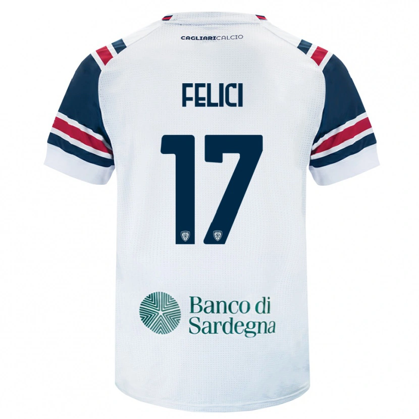 Danxen Herren Mattia Felici #17 Weiß Rot Grün Auswärtstrikot Trikot 2026/27 T-Shirt Schweiz