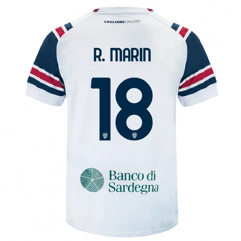 Danxen Herren Răzvan Marin #18 Weiß Rot Grün Auswärtstrikot Trikot 2026/27 T-Shirt Schweiz