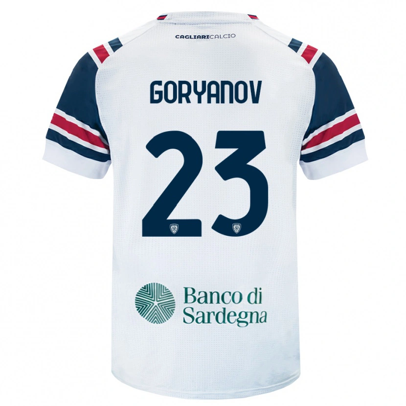 Danxen Herren Kristiyan Goryanov #23 Weiß Rot Grün Auswärtstrikot Trikot 2026/27 T-Shirt Schweiz