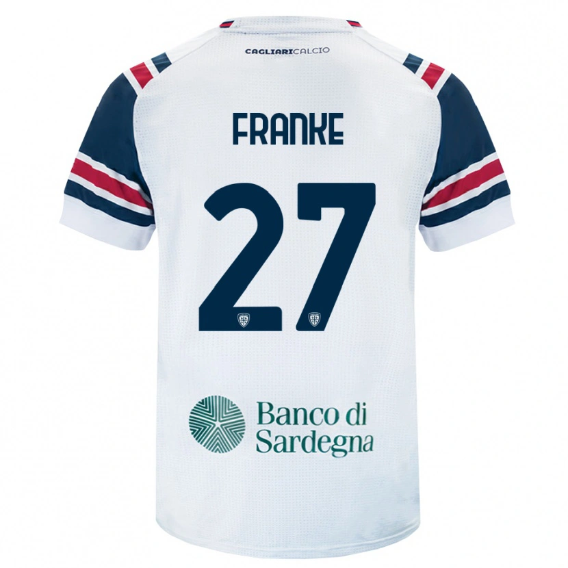 Danxen Herren Antoni Franke #27 Weiß Rot Grün Auswärtstrikot Trikot 2026/27 T-Shirt Schweiz