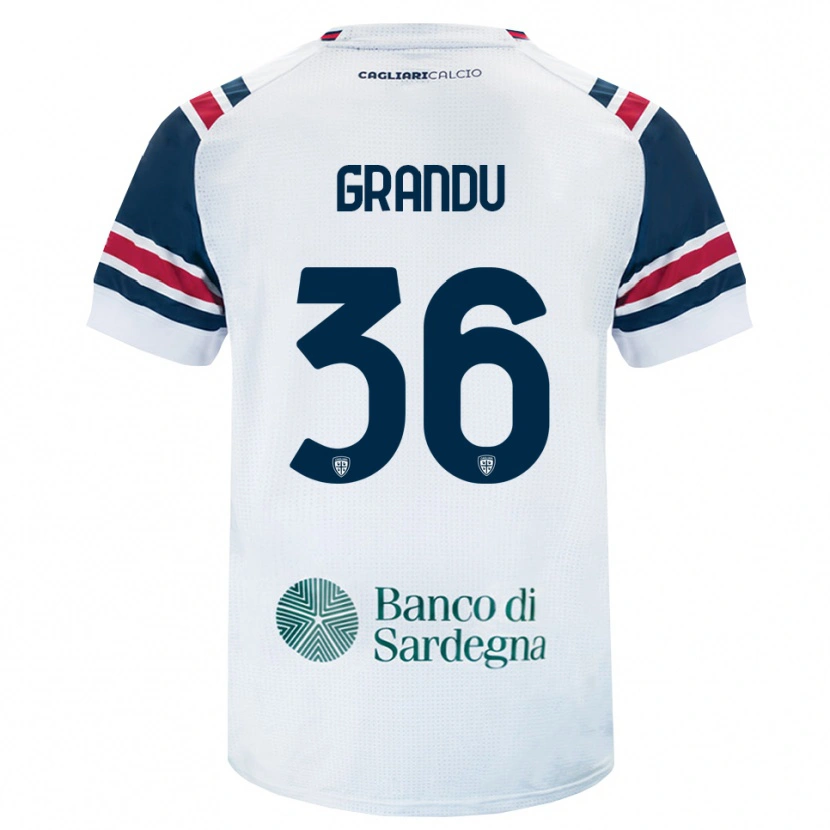 Danxen Herren Nicola Grandu #36 Weiß Rot Grün Auswärtstrikot Trikot 2026/27 T-Shirt Schweiz