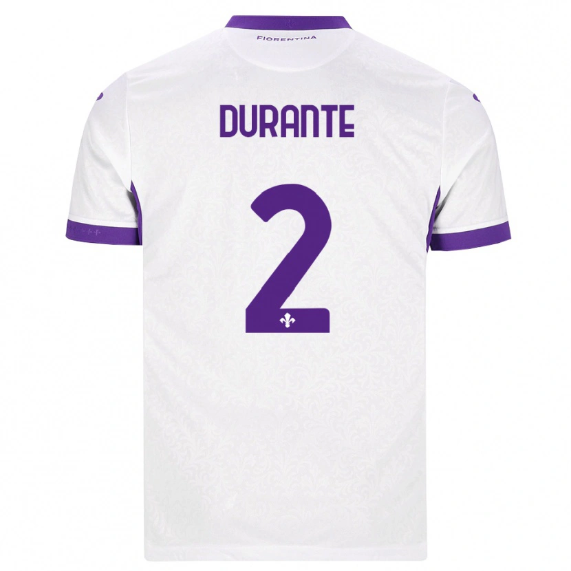 Danxen Herren Francesca Durante #2 Weiß Lila Auswärtstrikot Trikot 2026/27 T-Shirt Schweiz