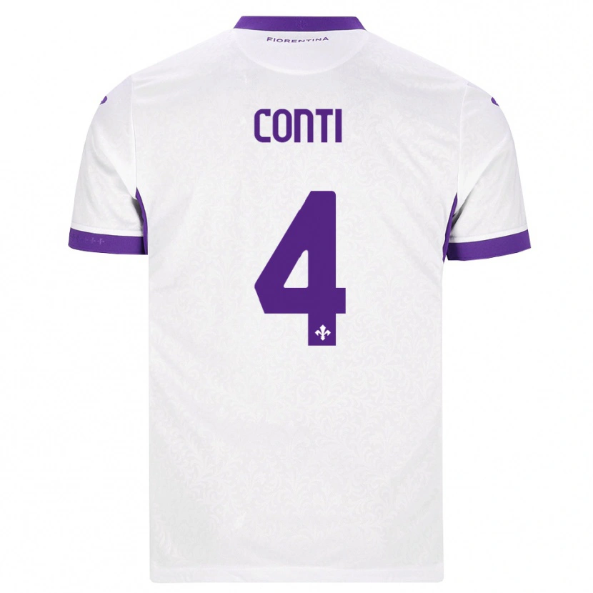 Danxen Herren Gabriele Conti #4 Weiß Lila Auswärtstrikot Trikot 2026/27 T-Shirt Schweiz