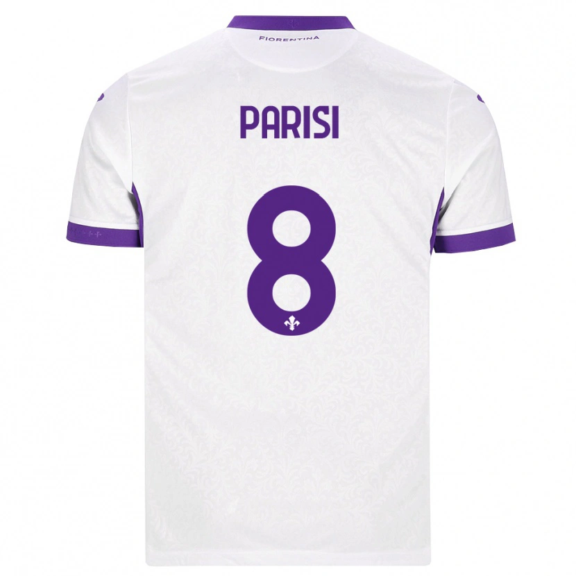 Danxen Herren Alice Parisi #8 Weiß Lila Auswärtstrikot Trikot 2026/27 T-Shirt Schweiz