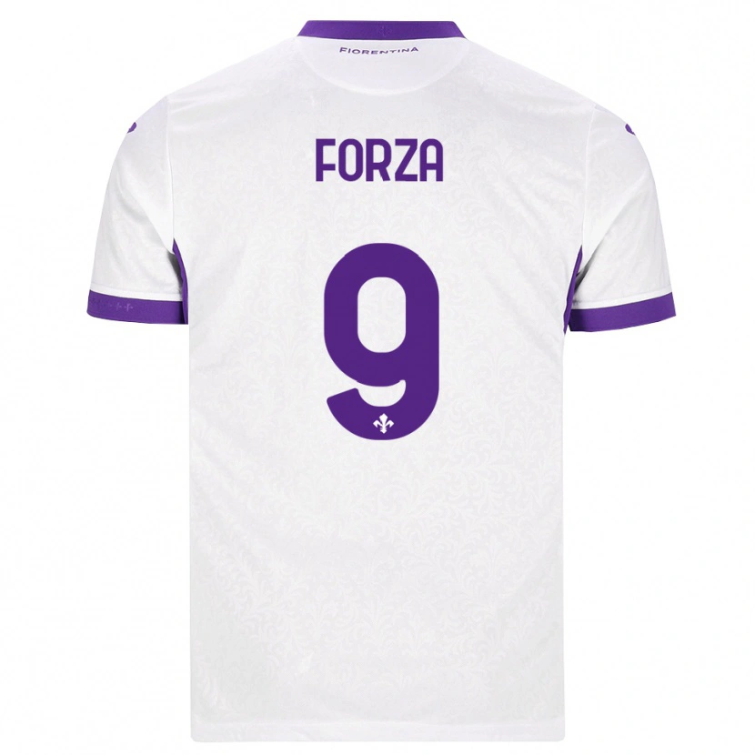 Danxen Herren Francesco Forza #9 Weiß Lila Auswärtstrikot Trikot 2026/27 T-Shirt Schweiz