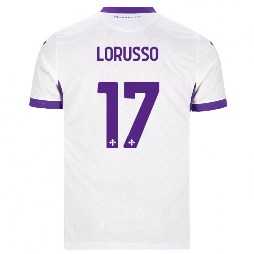 Danxen Herren Angelo Lorusso #17 Weiß Lila Auswärtstrikot Trikot 2026/27 T-Shirt Schweiz