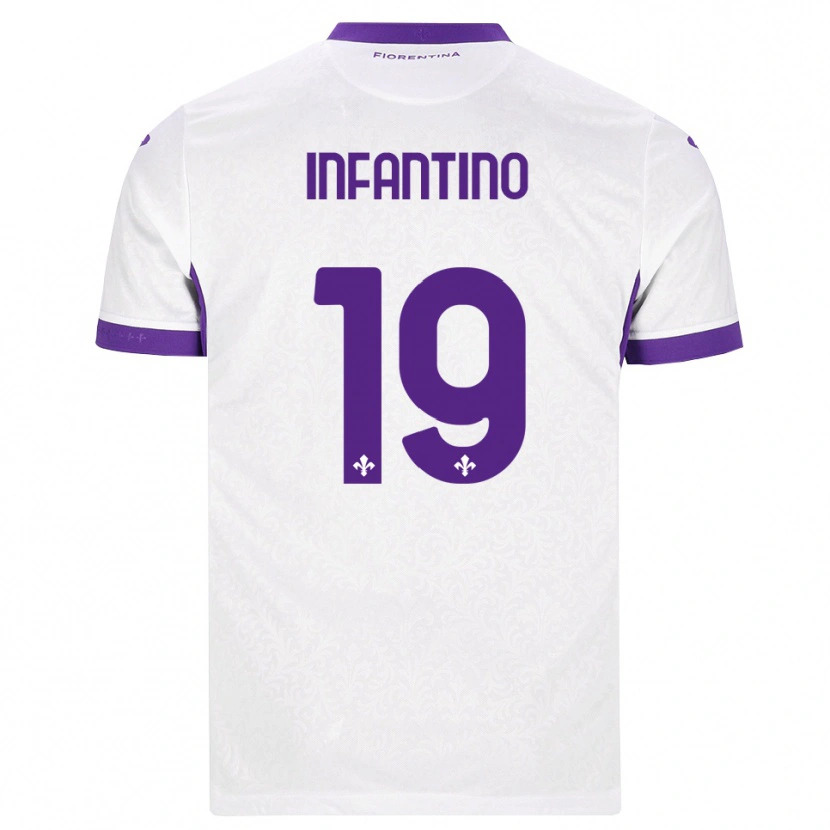 Danxen Herren Gino Infantino #19 Weiß Lila Auswärtstrikot Trikot 2026/27 T-Shirt Schweiz