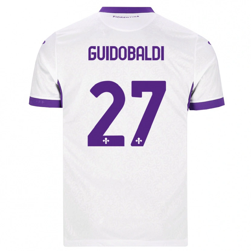 Danxen Herren Filippo Guidobaldi #27 Weiß Lila Auswärtstrikot Trikot 2026/27 T-Shirt Schweiz