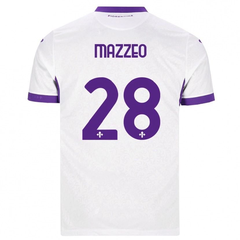 Danxen Herren Brando Mazzeo #28 Weiß Lila Auswärtstrikot Trikot 2026/27 T-Shirt Schweiz