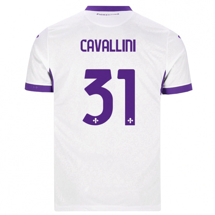 Danxen Herren Aurora Cavallini #31 Weiß Lila Auswärtstrikot Trikot 2026/27 T-Shirt Schweiz