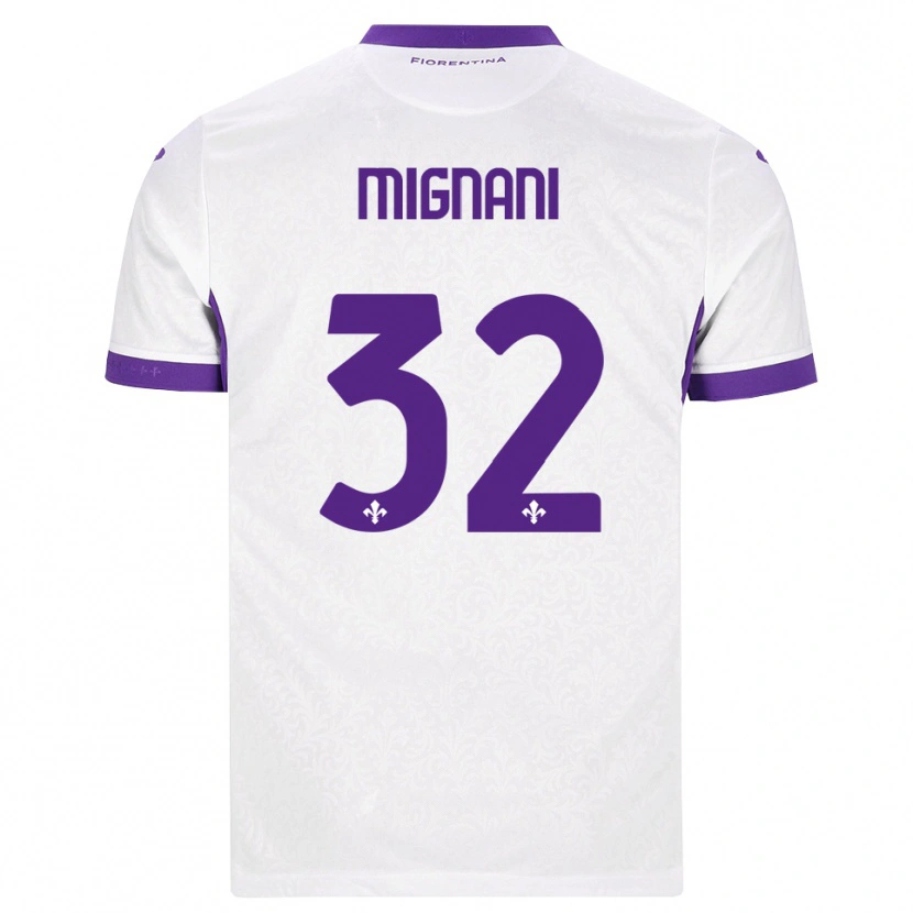 Danxen Herren Carlo Mignani #32 Weiß Lila Auswärtstrikot Trikot 2026/27 T-Shirt Schweiz