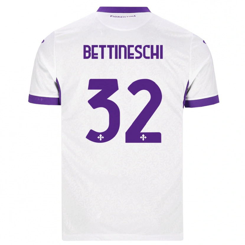 Danxen Herren Giorgia Bettineschi #32 Weiß Lila Auswärtstrikot Trikot 2026/27 T-Shirt Schweiz