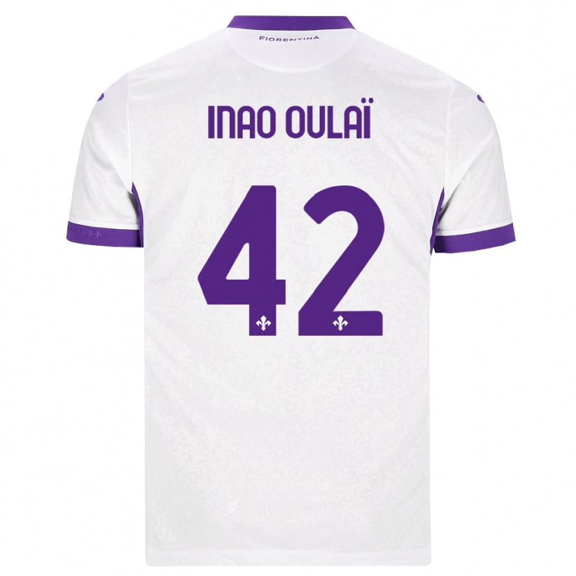 Danxen Herren Christ Inao Oulaï #42 Weiß Lila Auswärtstrikot Trikot 2026/27 T-Shirt Schweiz
