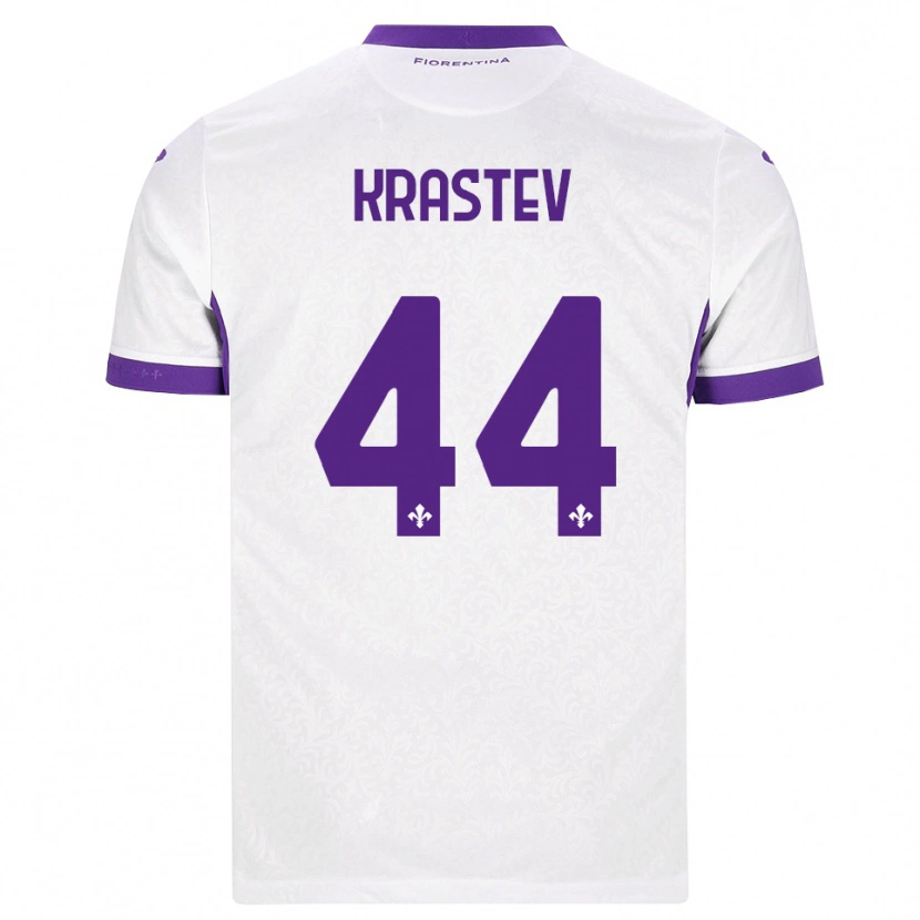 Danxen Herren Dimo Krastev #44 Weiß Lila Auswärtstrikot Trikot 2026/27 T-Shirt Schweiz