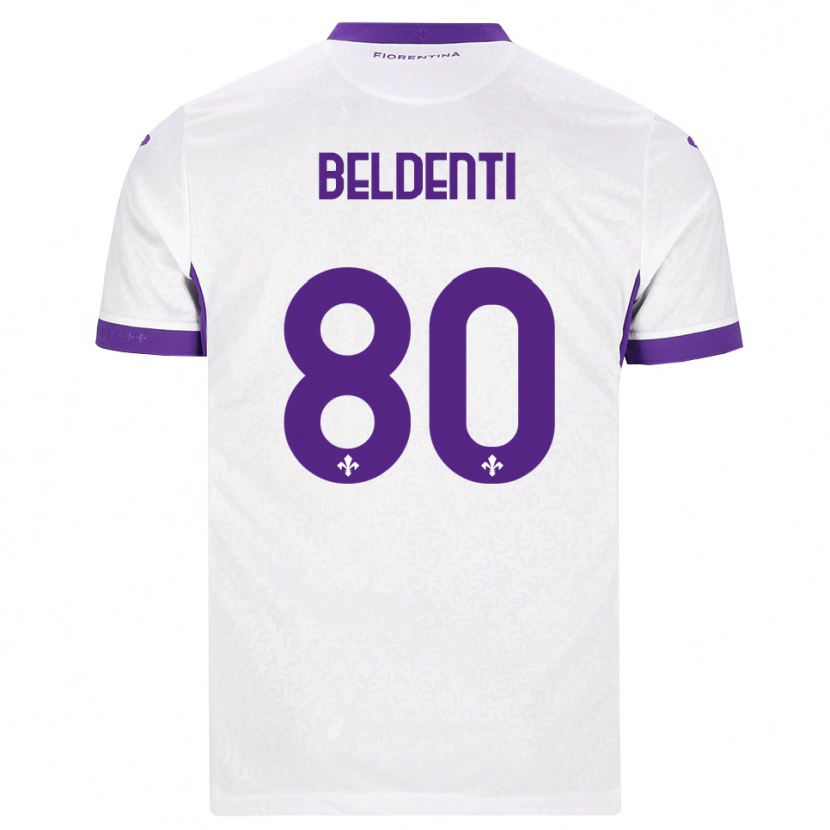 Danxen Herren Dennis Beldenti #80 Weiß Lila Auswärtstrikot Trikot 2026/27 T-Shirt Schweiz