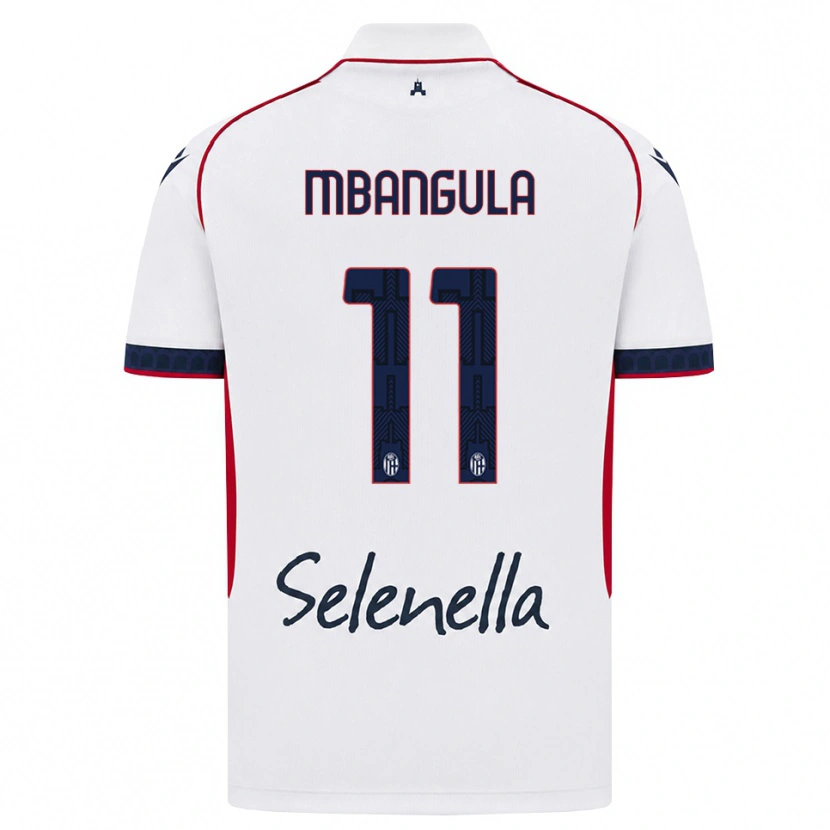 Danxen Herren Samuel Mbangula #11 Weiß Rot Königsblau Auswärtstrikot Trikot 2026/27 T-Shirt Schweiz