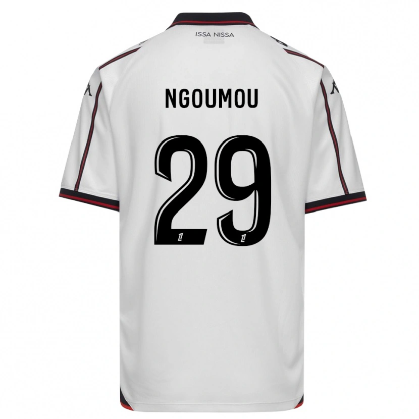 Danxen Herren Nathan Ngoumou #29 Schwarz Weiß Auswärtstrikot Trikot 2026/27 T-Shirt Schweiz