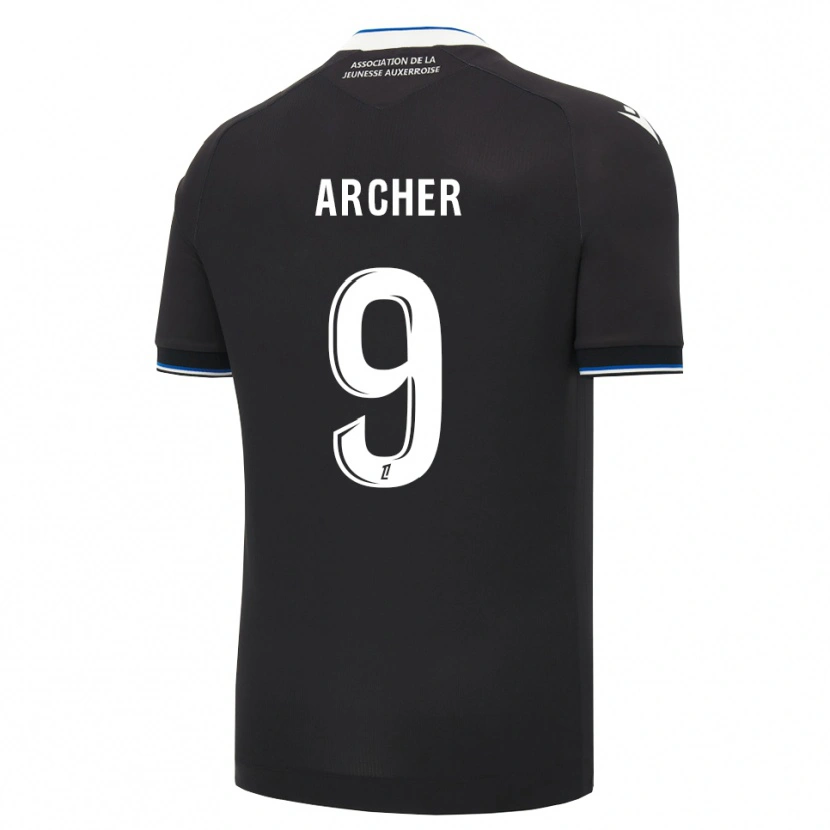 Danxen Herren Cameron Archer #9 Schwarz Blau Weiß Auswärtstrikot Trikot 2026/27 T-Shirt Schweiz