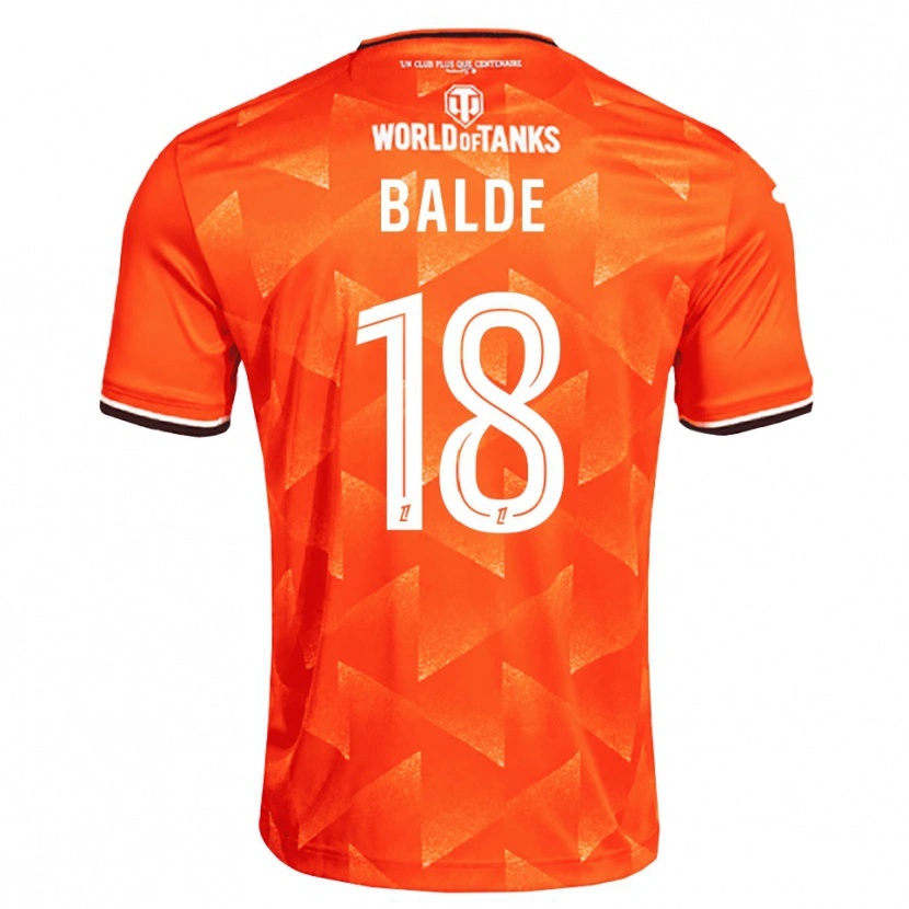 Danxen Herren Ibrahima Baldé #18 Orange Weiß Schwarz Heimtrikot Trikot 2026/27 T-Shirt Schweiz