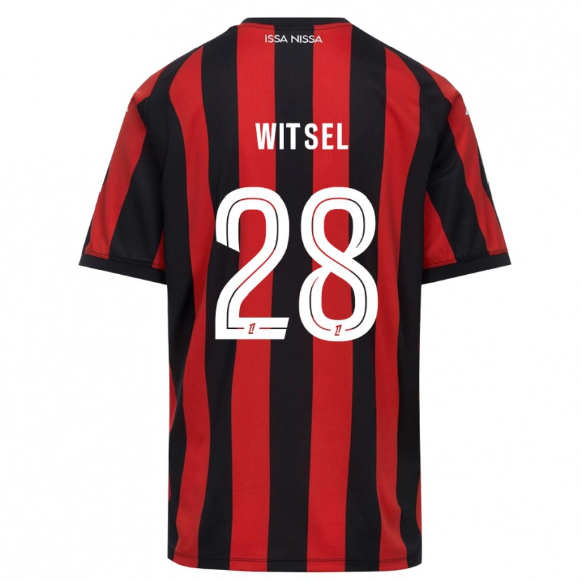 Danxen Damen Axel Witsel #28 Rot Schwarz Weiß Heimtrikot Trikot 2026/27 T-Shirt Schweiz