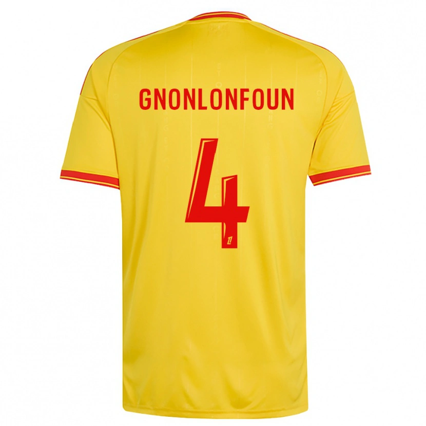 Danxen Damen Madi Gnonlonfoun #4 Gold Orange Rot Heimtrikot Trikot 2026/27 T-Shirt Schweiz