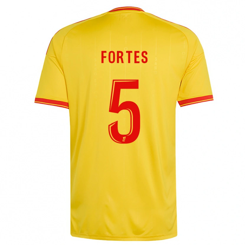 Danxen Damen Steven Fortes #5 Gold Orange Rot Heimtrikot Trikot 2026/27 T-Shirt Schweiz