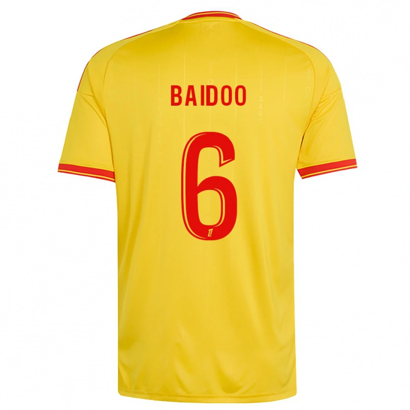 Danxen Damen Samson Baidoo #6 Gold Orange Rot Heimtrikot Trikot 2026/27 T-Shirt Schweiz