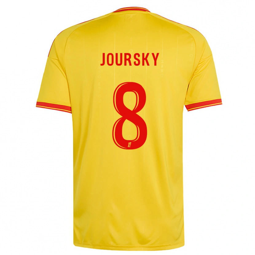 Danxen Damen Leopold Joursky #8 Gold Orange Rot Heimtrikot Trikot 2026/27 T-Shirt Schweiz
