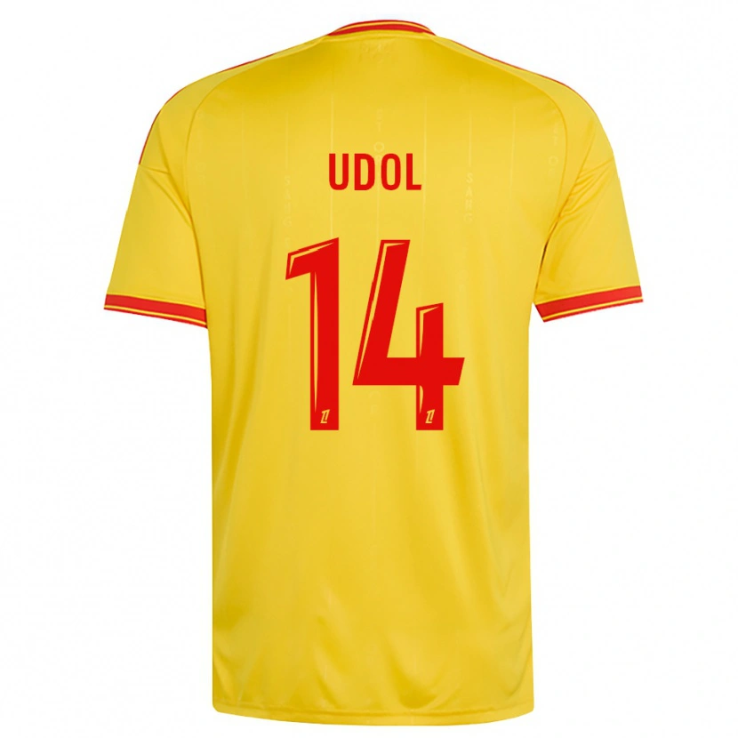 Danxen Damen Matthieu Udol #14 Gold Orange Rot Heimtrikot Trikot 2026/27 T-Shirt Schweiz