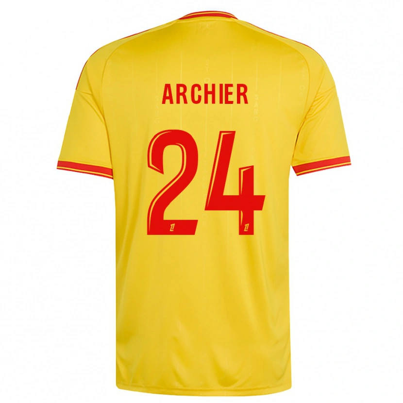 Danxen Damen Louann Archier #24 Gold Orange Rot Heimtrikot Trikot 2026/27 T-Shirt Schweiz
