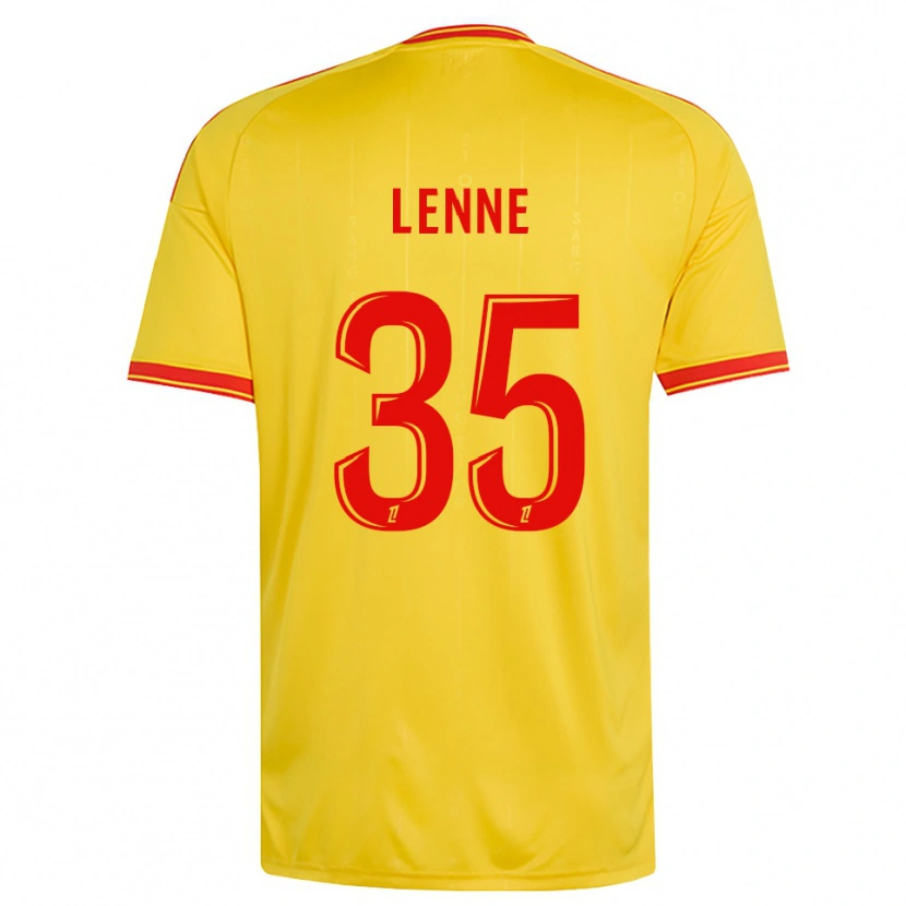 Danxen Damen Oscar Lenne #35 Gold Orange Rot Heimtrikot Trikot 2026/27 T-Shirt Schweiz