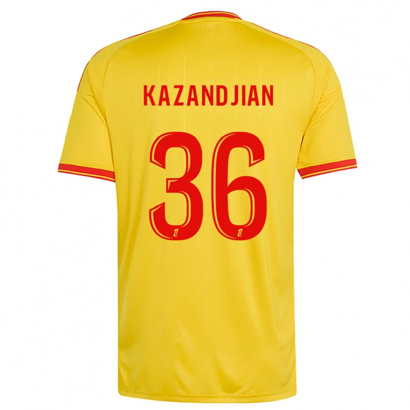 Danxen Damen Lara Kazandjian #36 Gold Orange Rot Heimtrikot Trikot 2026/27 T-Shirt Schweiz