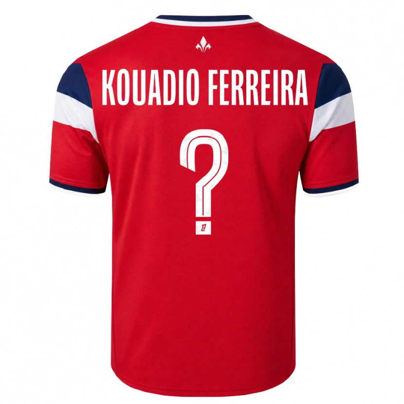 Danxen Damen Wilfrid Kouadio Ferreira #0 Rot Weiß Königsblau Heimtrikot Trikot 2026/27 T-Shirt Schweiz