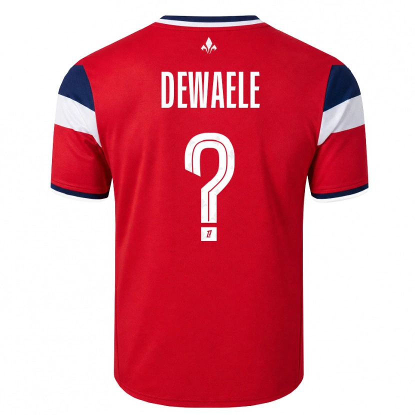 Danxen Damen Élina Dewaele #0 Rot Weiß Königsblau Heimtrikot Trikot 2026/27 T-Shirt Schweiz
