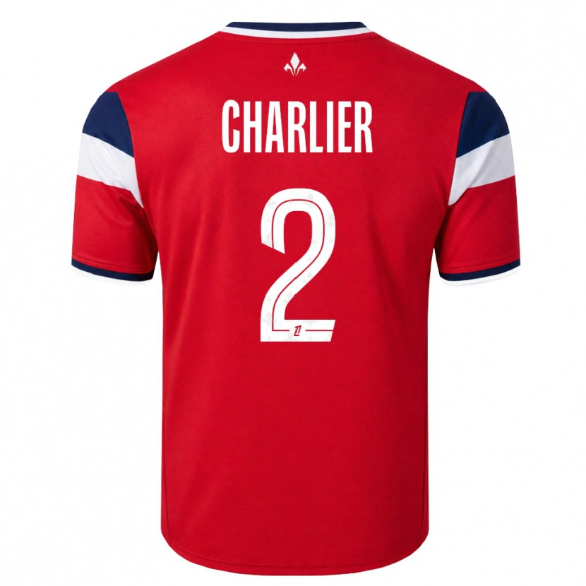 Danxen Damen Amaury Charlier #2 Rot Weiß Königsblau Heimtrikot Trikot 2026/27 T-Shirt Schweiz