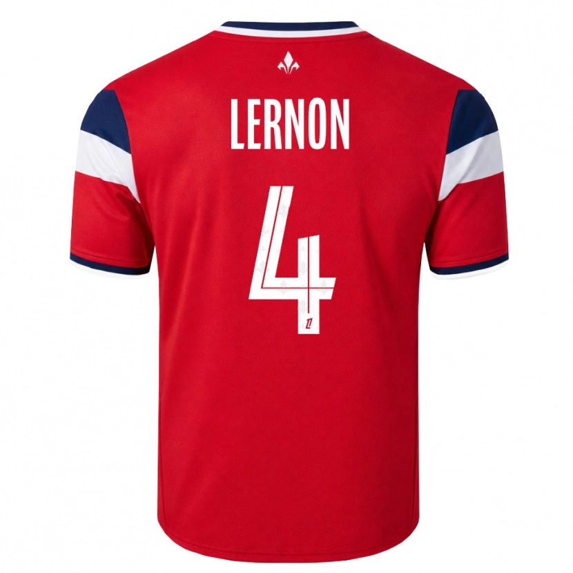 Danxen Damen Jessica Lernon #4 Rot Weiß Königsblau Heimtrikot Trikot 2026/27 T-Shirt Schweiz