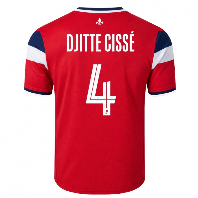 Danxen Damen Babacar Djitte Cissé #4 Rot Weiß Königsblau Heimtrikot Trikot 2026/27 T-Shirt Schweiz