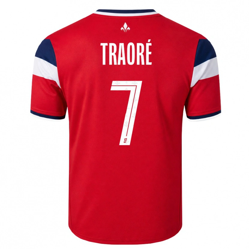 Danxen Damen Yéli Traoré #7 Rot Weiß Königsblau Heimtrikot Trikot 2026/27 T-Shirt Schweiz