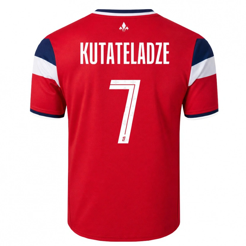 Danxen Damen Alexandre Kutateladze #7 Rot Weiß Königsblau Heimtrikot Trikot 2026/27 T-Shirt Schweiz