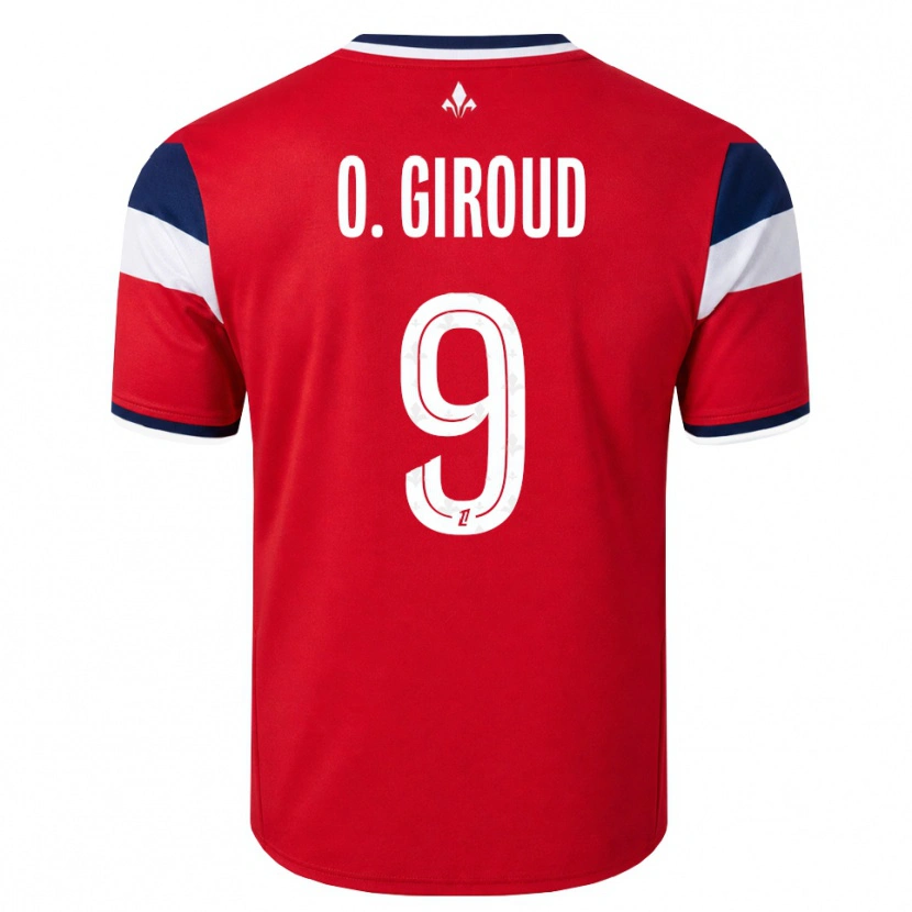 Danxen Damen Olivier Giroud #9 Rot Weiß Königsblau Heimtrikot Trikot 2026/27 T-Shirt Schweiz