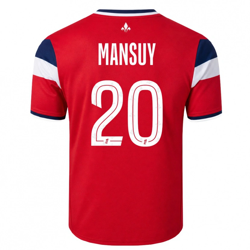 Danxen Damen Heloise Mansuy #20 Rot Weiß Königsblau Heimtrikot Trikot 2026/27 T-Shirt Schweiz