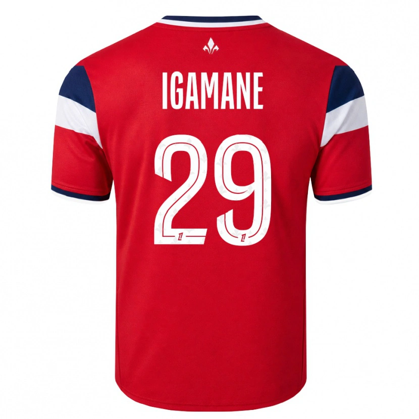 Danxen Damen Hamza Igamane #29 Rot Weiß Königsblau Heimtrikot Trikot 2026/27 T-Shirt Schweiz
